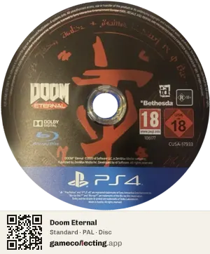 Doom Eternal PlayStation 4, PAL disc