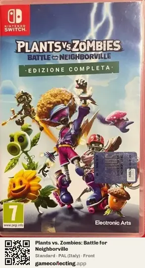 Plants vs. Zombies: Battle for Neighborville Nintendo Switch, Italy box front