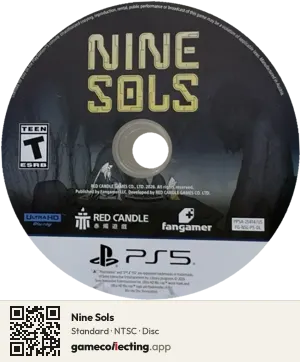 Nine Sols PlayStation 5, NTSC disc
