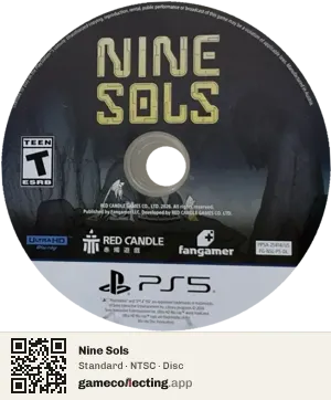 Nine Sols PlayStation 5, NTSC disc