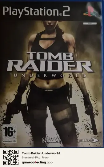 Tomb Raider: Underworld PlayStation 2, PAL box front
