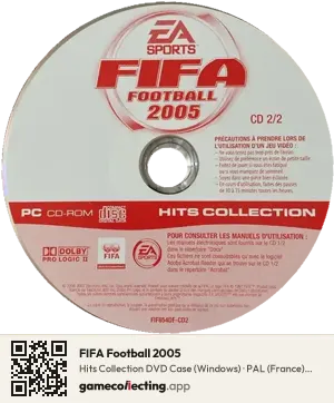 FIFA Football 2005 Computer, PAL disc