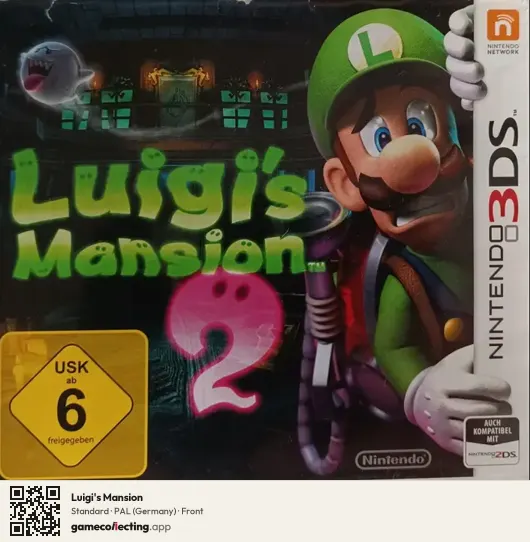 Luigi's Mansion Nintendo 3DS, Germany box front