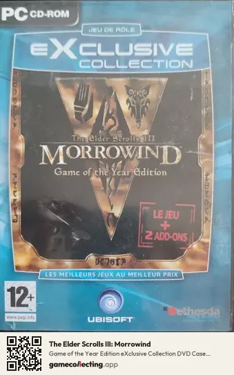 The Elder Scrolls III: Morrowind Computer, PAL box front