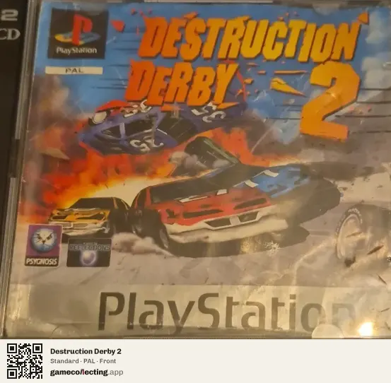 Destruction Derby 2 PlayStation, PAL box front