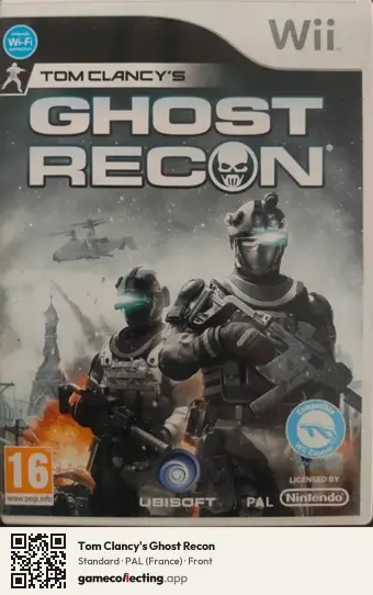 Tom Clancy's Ghost Recon Nintendo Wii, France box front