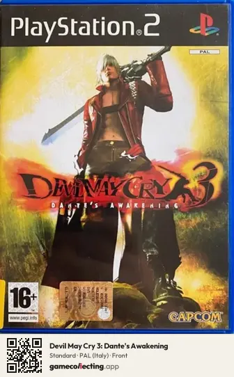 Devil May Cry 3: Dante's Awakening PlayStation 2, Italy box front