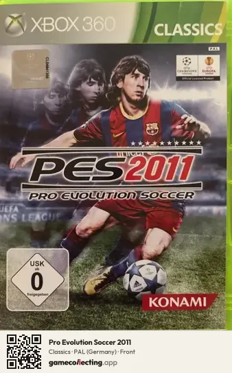 Pro Evolution Soccer 2011 Xbox 360, Germany box front