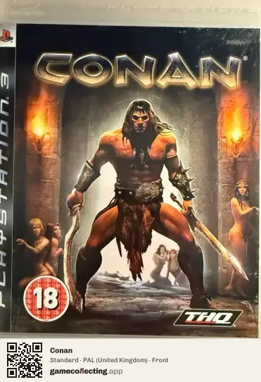 Conan PlayStation 3, United Kingdom box front