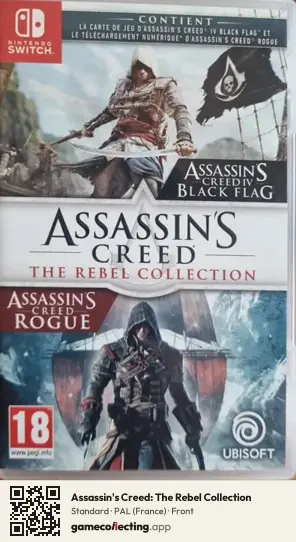 Assassin's Creed: The Rebel Collection Nintendo Switch, France box front