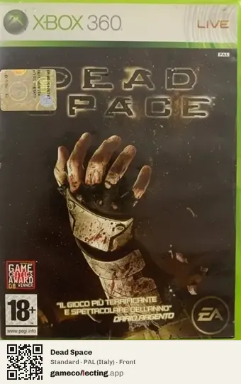 Dead Space Xbox 360, Italy box front