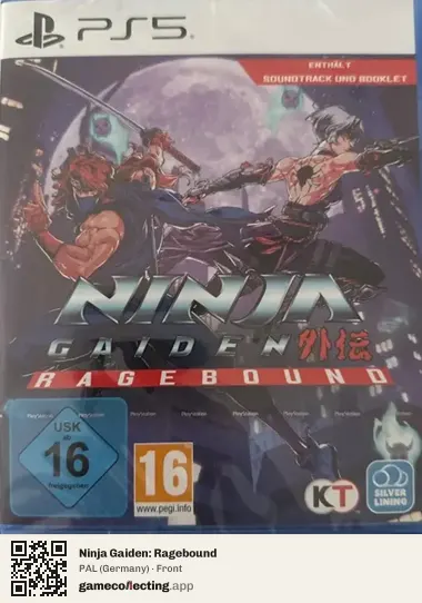 Ninja Gaiden: Ragebound PlayStation 5, Germany box front