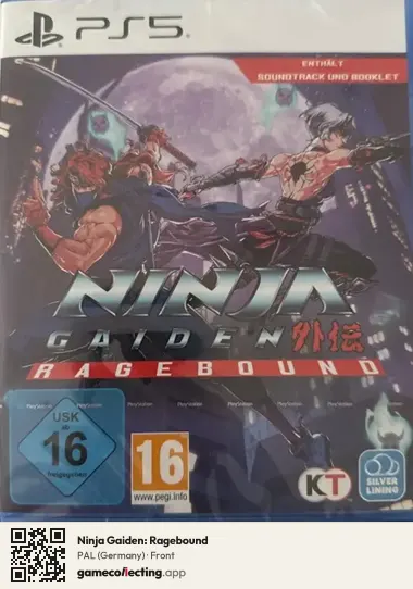 Ninja Gaiden: Ragebound PlayStation 5, Germany box front