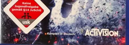 Call of Duty: World at War: Final Fronts, the USK square on its front