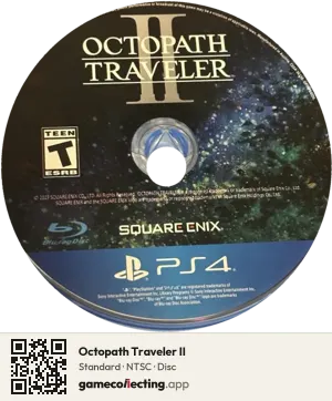 Octopath Traveler II PlayStation 4, NTSC disc