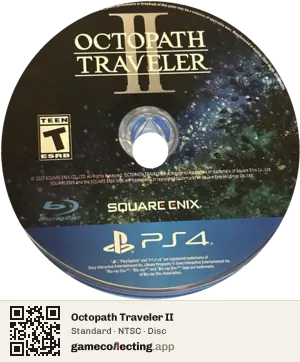 Octopath Traveler II PlayStation 4, NTSC disc