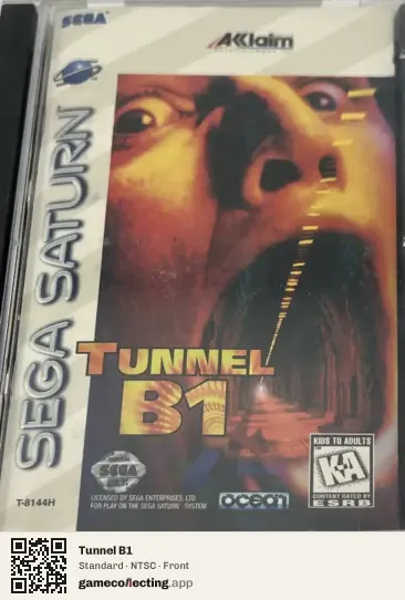 Tunnel B1 Sega Saturn, NTSC box front