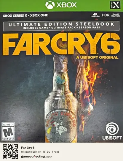 Far Cry 6 Xbox Series X, NTSC box front
