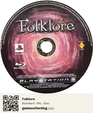 Folklore PlayStation 3, PAL disc