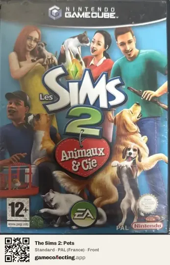 The Sims 2: Pets Nintendo GameCube, France box front