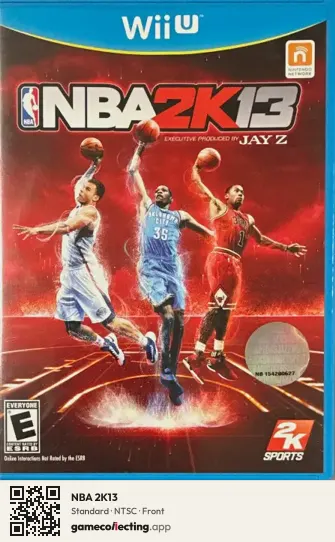 NBA 2K13 Nintendo Wii U, NTSC box front