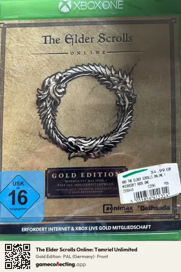 The Elder Scrolls Online: Tamriel Unlimited Xbox One, Germany box front