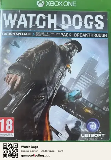 Watch Dogs Xbox One, France box front