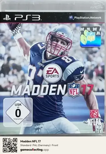 Madden NFL 17 PlayStation 3, Germany box front