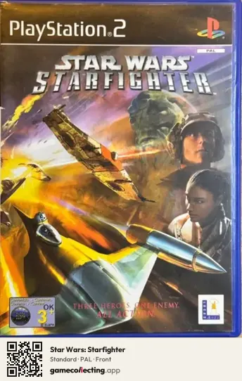 Star Wars: Starfighter PlayStation 2, PAL box front