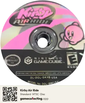 Kirby Air Ride Nintendo GameCube, NTSC disc