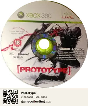 Prototype Xbox 360, PAL disc