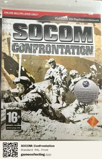 SOCOM: Confrontation PlayStation 3, PAL box front