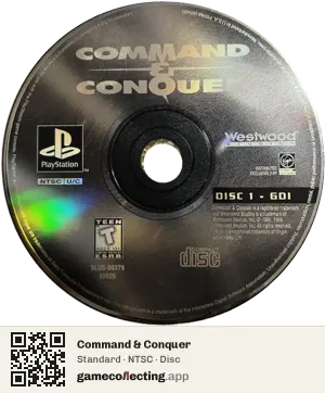 Command & Conquer PlayStation, NTSC disc