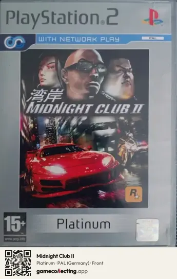 Midnight Club II PlayStation 2, Germany box front