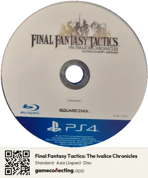 Final Fantasy Tactics: The Ivalice Chronicles PlayStation 4, Asia disc