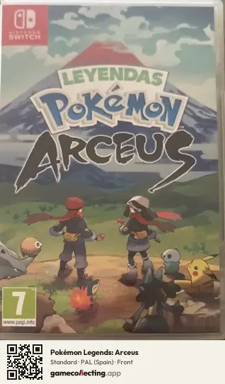 Pokémon Legends: Arceus Nintendo Switch, Spain box front