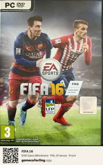 FIFA 16 Computer, France box front