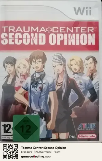 Trauma Center: Second Opinion Nintendo Wii, Germany box front