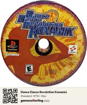 Dance Dance Revolution Konamix PlayStation, NTSC disc