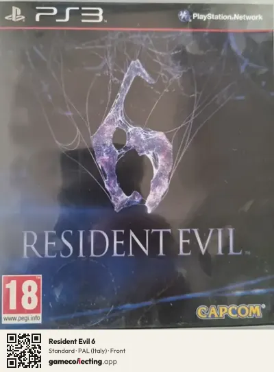 Resident Evil 6 PlayStation 3, Italy box front