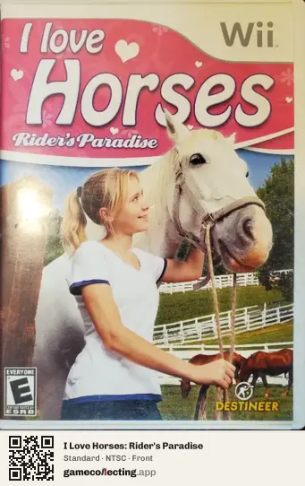 I Love Horses: Rider's Paradise Nintendo Wii, NTSC box front