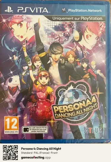 Persona 4: Dancing All Night PlayStation Vita, France box front
