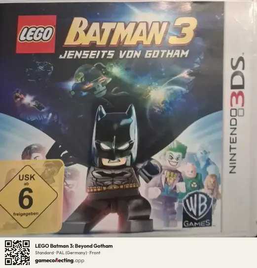 LEGO Batman 3: Beyond Gotham Nintendo 3DS, Germany box front