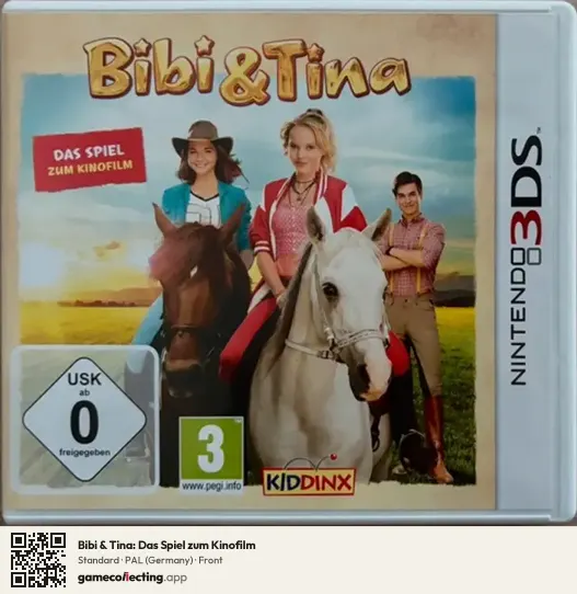 Bibi & Tina: Das Spiel zum Kinofilm Nintendo 3DS, Germany box front