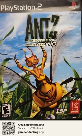 Antz Extreme Racing PlayStation 2, NTSC box front