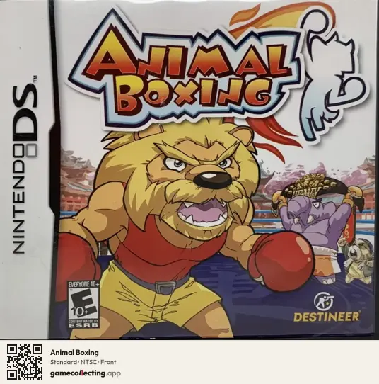 Animal Boxing Nintendo DS, NTSC box front