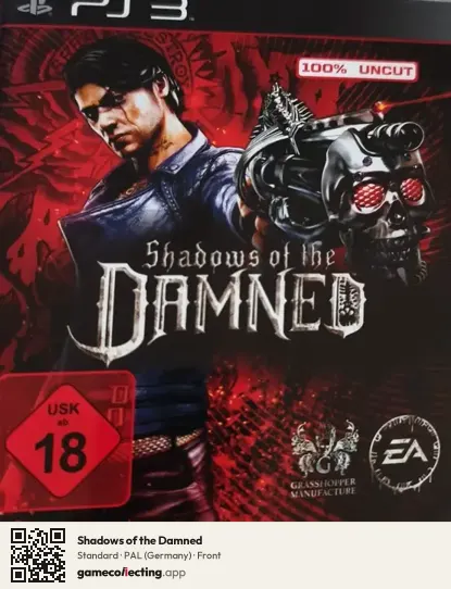 Shadows of the Damned PlayStation 3, Germany box front