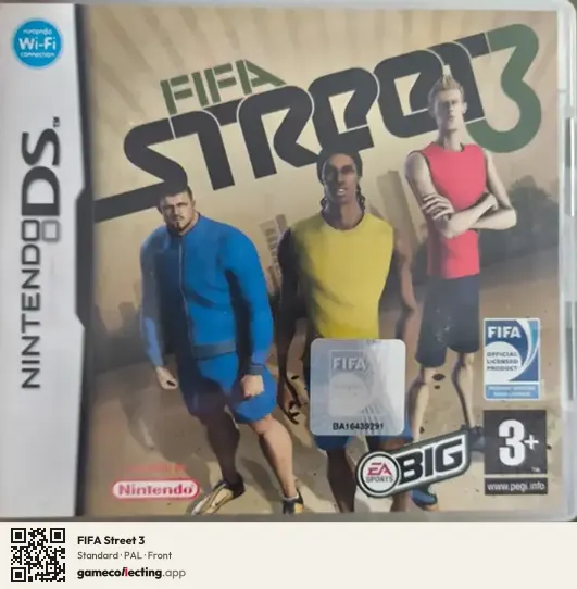 FIFA Street 3 Nintendo DS, PAL box front