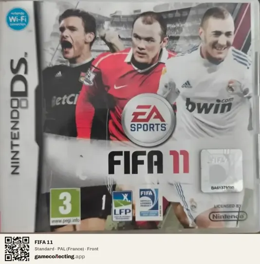 FIFA 11 Nintendo DS, France box front