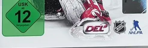 NHL 14, the USK square on its front